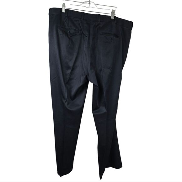 Perry Ellis Portfolio 40x30 Men Modern-Fit Performance Stretch Dress Pants Navy - Picture 12 of 12